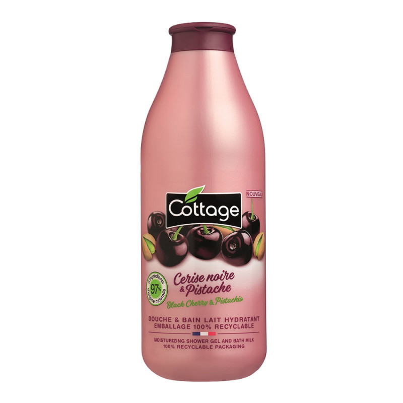Гель для душа Черешня и фисташки Cottage Black Cherry&Pistachio 750 мл