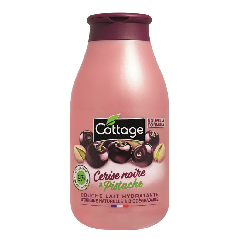 Зволожуюче молочко для душу Черешня та фісташки Cottage Black Cherry&Pistachio Moisturizing Shower Milk 250 мл Зволожуюче молочко для душу Черешня та фісташки Cottage Black Cherry&Pistachio Moisturizing Shower Milk 250 мл