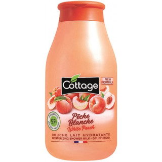 Зволожуюче молочко для душу Білий персик Cottage White Peach Moisturizing Shower Milk 250 мл