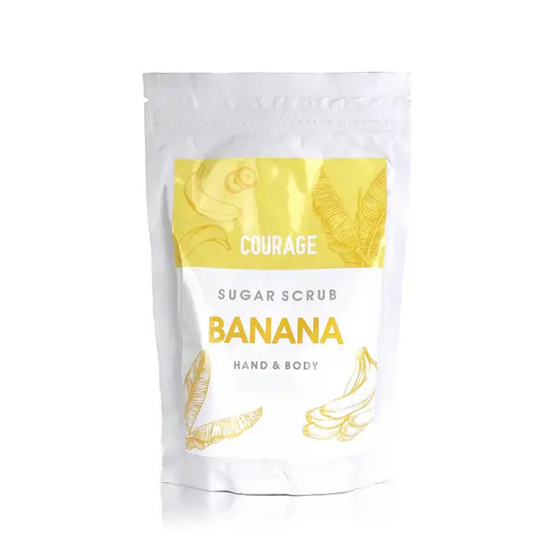 Цукровий скраб для тіла “Banana” Courage Sugar scrub mini 50 г Цукровий скраб для тіла “Banana” Courage Sugar scrub mini 50 г