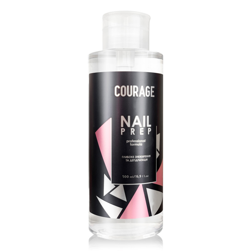 Знежирювач для нігтів Courage Nail Prep 500 мл Знежирювач для нігтів Courage Nail Prep 500 мл