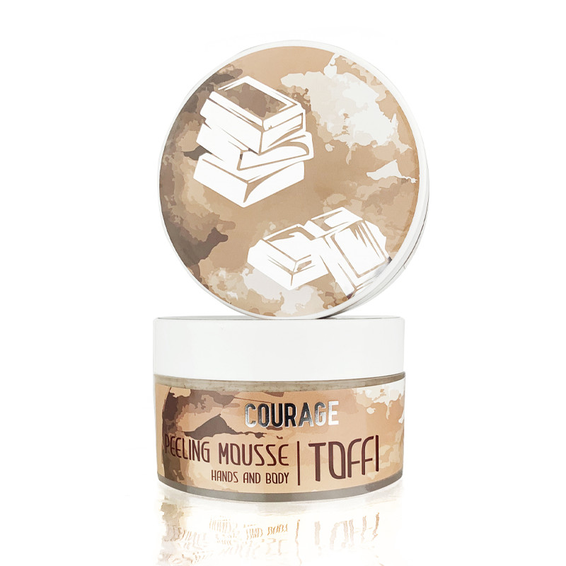 Пілінг-мус для рук “Toffi” Peeling Mousse Courage 300 мл Пілінг-мус для рук “Toffi” Peeling Mousse Courage 300 мл