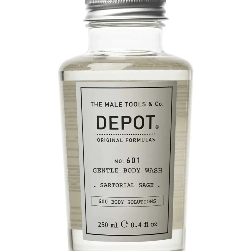 Гель для душу "Вишукана шавлія" Depot 601 Gentle Body Wash Sartorial Sage 250 мл Гель для душу "Вишукана шавлія" Depot 601 Gentle Body Wash Sartorial Sage 250 мл