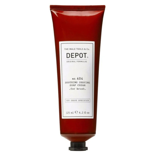 Заспокійливий крем для гоління Depot 404 Soothing Shaving Soap Cream For Brush 125 мл