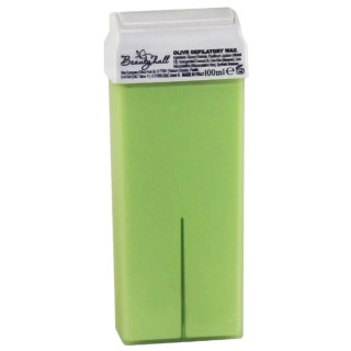Воск для депиляции BRINail GREEN OLIVE OIL  в картридже (оливковое масло) 100 мл DESKOPRO 0315