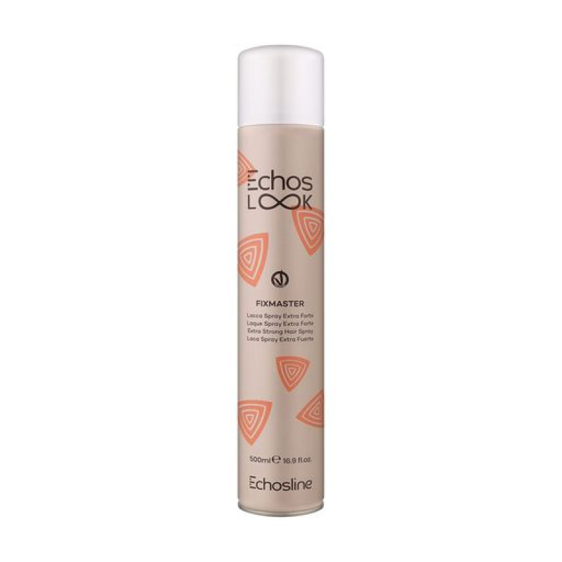 Лак для волосся екстрасильної фіксації Echosline Echos Look Fixmaster Extra Strong Hair Spray 500 мл Лак для волосся екстрасильної фіксації Echosline Echos Look Fixmaster Extra Strong Hair Spray 500 мл