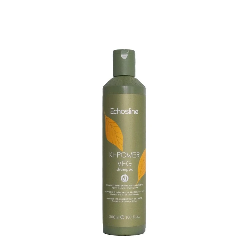 Підготовчій відновлюючий шампунь Echosline Ki-Power Vegan Prep Shampoo 300 мл Підготовчій відновлюючий шампунь Echosline Ki-Power Vegan Prep Shampoo 300 мл