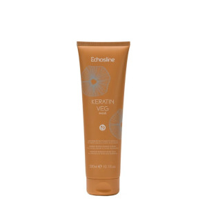Маска для пошкодженого волосся реструктуруюча з кератином Echosline Keratin Vegan Mask 300 мл