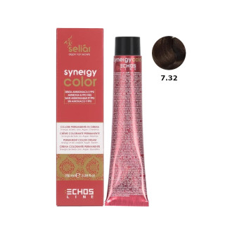 Крем-краска без аммиака 7.32 бежевый блондин Seliar Synergy Color Echosline 100 мл