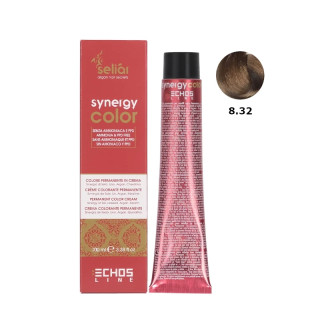 Крем-краска без аммиака 8.32 бежевый светлый блондин Seliar Synergy Color Echosline 100 мл