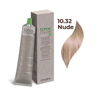 Крем-краска 10.32 Nude платиновый блонд коричнево-серый тауп Echosline Echos Color 100 мл