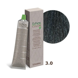 Крем-краска 3.0 черный каштан Echosline Echos Color 100 мл