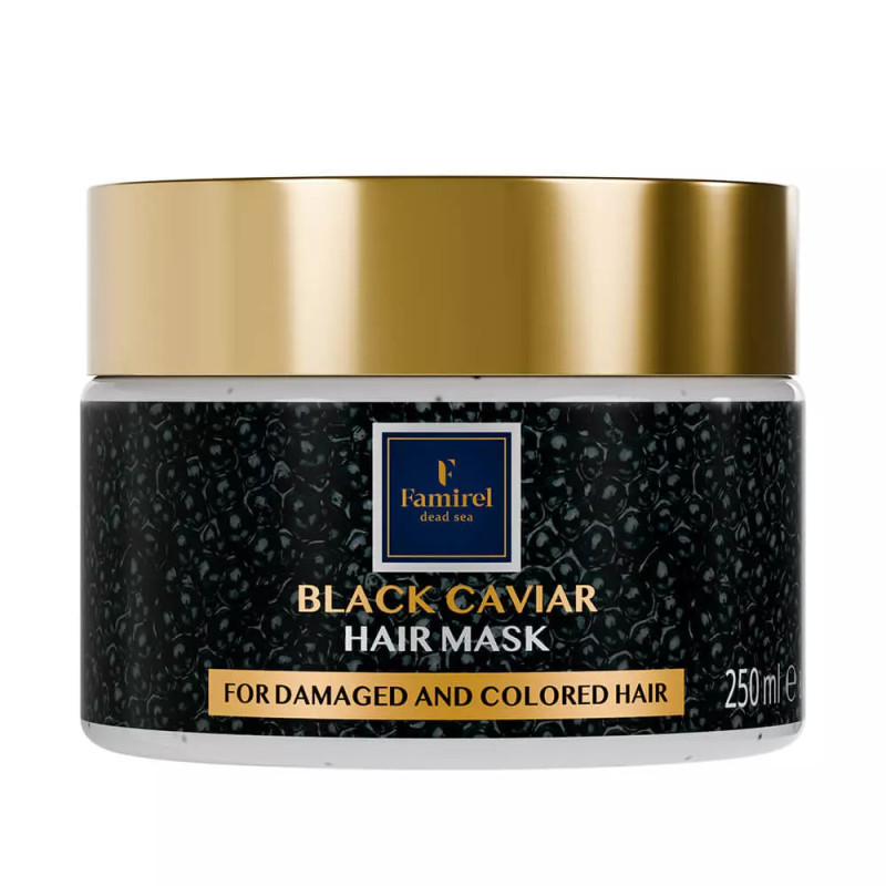 Маска для волосся з чорною ікрою Black Caviar Famirel 250 мл Маска для волосся з чорною ікрою Black Caviar Famirel 250 мл