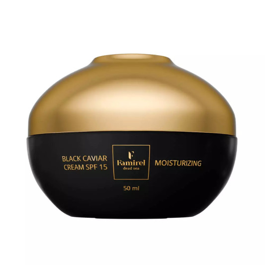 Зволожувальний денний крем з чорною ікрою Black Caviar SPF 15 Famirel 50 мл