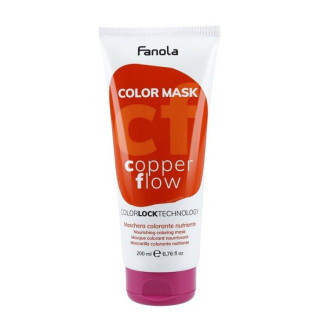 Живильна тонувальна маска для волосся Мідь Fanola Color Mask Copper Flow 200 мл