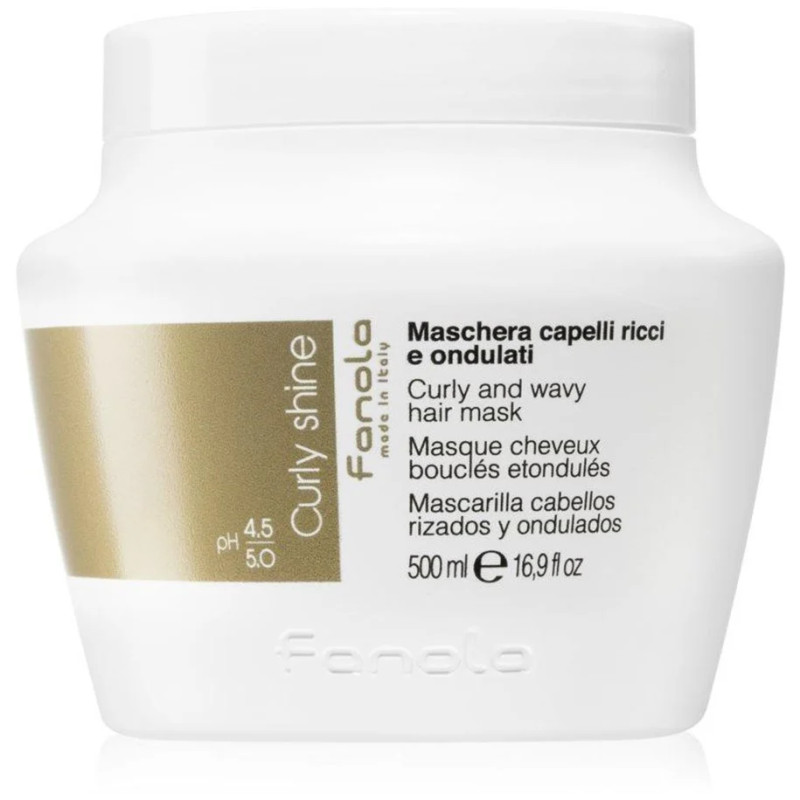 Маска для вьющихся волос Fanola Curly Shine Mask 500 мл Маска для вьющихся волос Fanola Curly Shine Mask 500 мл