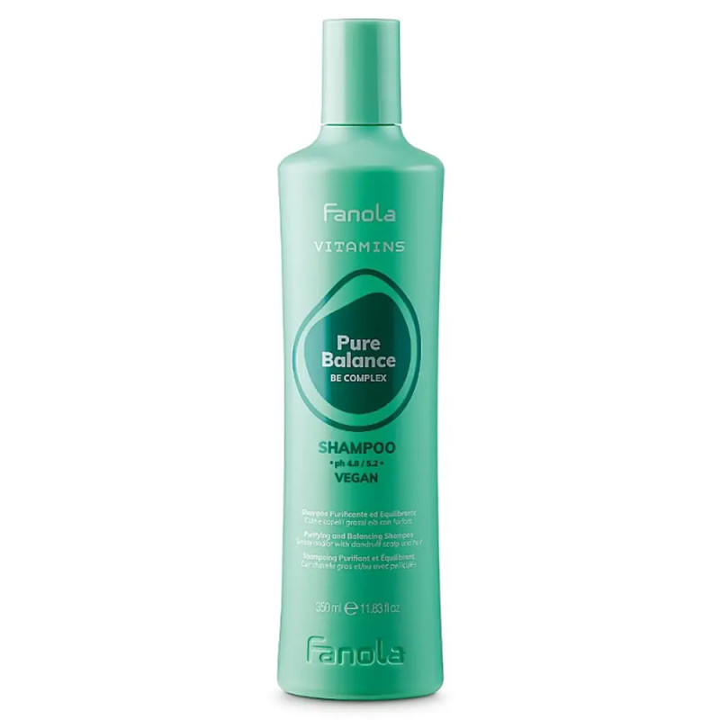 Шампунь для жирної шкіри голови Fanola Vitamins Pure Balance 350 мл Шампунь для жирної шкіри голови Fanola Vitamins Pure Balance 350 мл