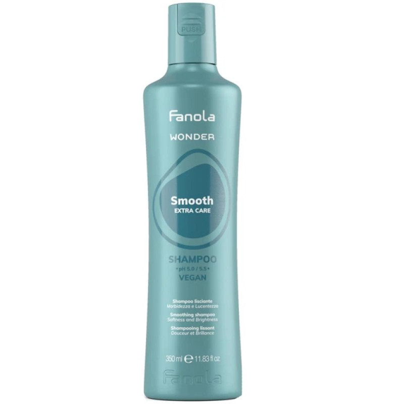 Шампунь для вирівнювання волосся Fanola Smooth Care Wonder 350 мл Шампунь для вирівнювання волосся Fanola Smooth Care Wonder 350 мл
