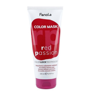 Живильна тонувальна маска для волосся (Червона) Fanola Color Mask Red Passion 200 мл