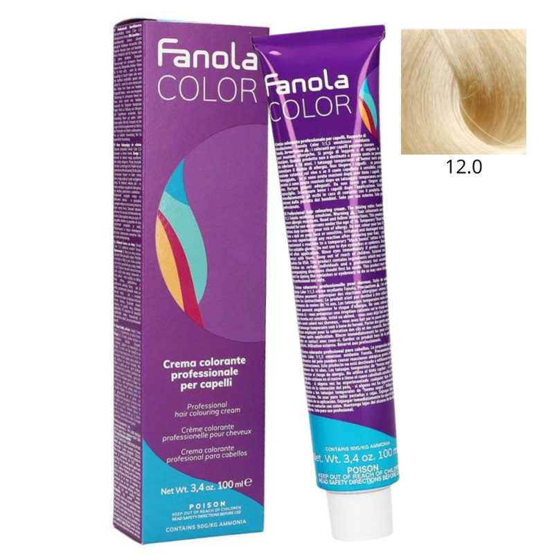 Крем-фарба для волосся 12/0 Superlight Blonde Platunum Extra Fanola Colouring Cream 100 мл