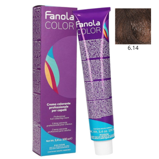 Крем-краска для волос 6/14 Hazelnut Fanola Colouring Cream 100 мл