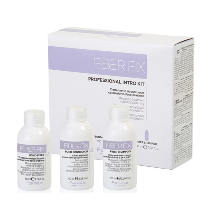 Набір Fanola Fiberfix Kit (shmp/100 мл + hair/cr/100 мл + hair/cr/70 мл) Набір Fanola Fiberfix Kit (shmp/100 мл + hair/cr/100 мл + hair/cr/70 мл)