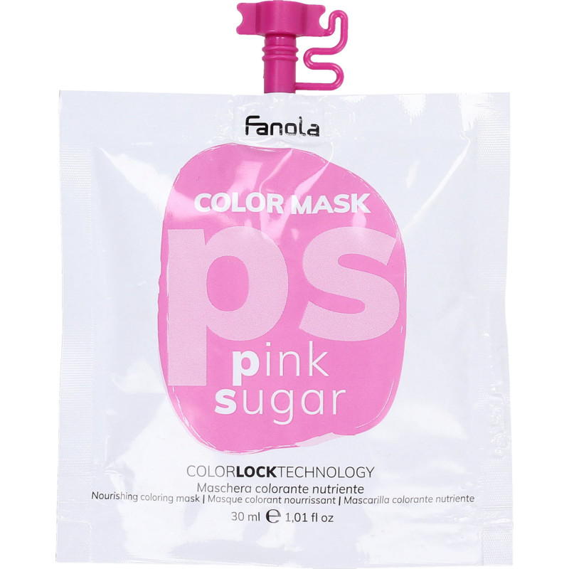 Живильна тонувальна маска для волосся Fanola Color Mask Pink Sugar 30 мл Живильна тонувальна маска для волосся Fanola Color Mask Pink Sugar 30 мл