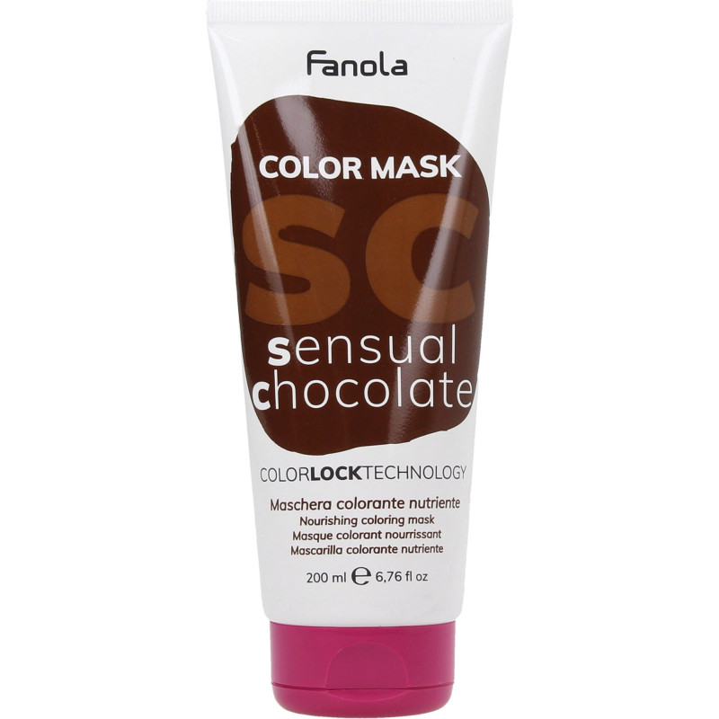Живильна тонувальна маска для волосся Fanola Color Mask Sensual Chocolate 200 мл Живильна тонувальна маска для волосся Fanola Color Mask Sensual Chocolate 200 мл