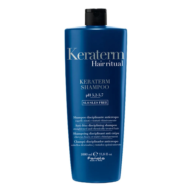 Шампунь для реконструкції пошкодженного волосся Fanola Keraterm Shampoo 1000 мл Шампунь для реконструкції пошкодженного волосся Fanola Keraterm Shampoo 1000 мл