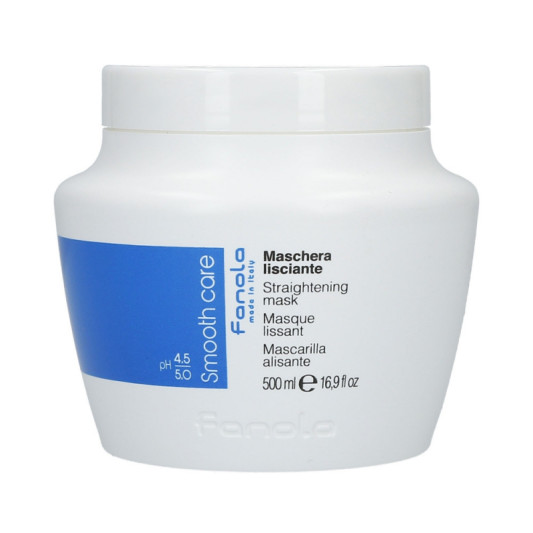 Выпрямляющая маска для непослушных волос Fanola Smooth Care 500 мл