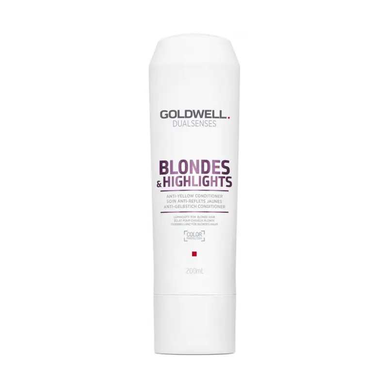 Бальзам проти жовтизни для освітленого волосся Goldwell DSN Blondes and Highlights 200 мл Бальзам проти жовтизни для освітленого волосся Goldwell DSN Blondes and Highlights 200 мл