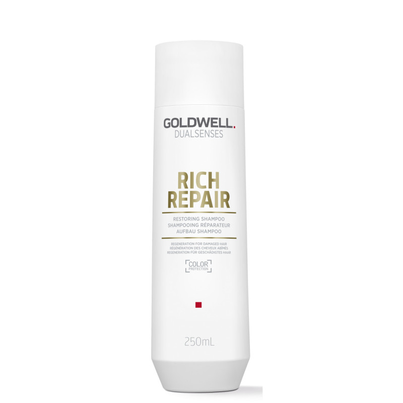Шампунь восстанавливающий для сухих и поврежденных волос Goldwell DSN Rich Repair 250 мл Шампунь восстанавливающий для сухих и поврежденных волос Goldwell DSN Rich Repair 250 мл