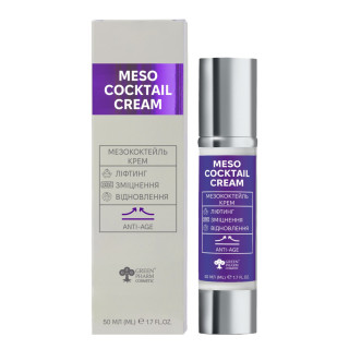 Крем косметичний «Мезококтейль для обличчя» (рН 5,5) Green Pharm Cosmetic 50 мл