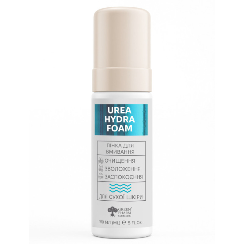 Пінка для сухої шкіри Urea Hydra Foam Green Pharm Cosmetic 150 мл Пінка для сухої шкіри Urea Hydra Foam Green Pharm Cosmetic 150 мл