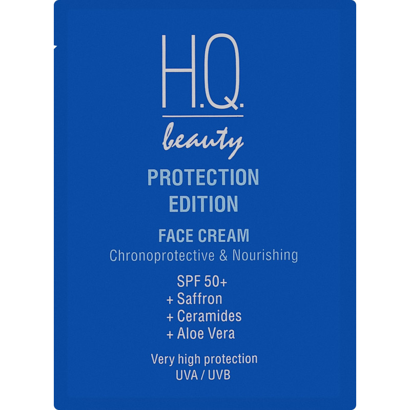 Крем для обличчя хронозахист та живлення SPF +50 H.Q.Beauty Protection Edition 3 мл Крем для обличчя хронозахист та живлення SPF +50 H.Q.Beauty Protection Edition 3 мл