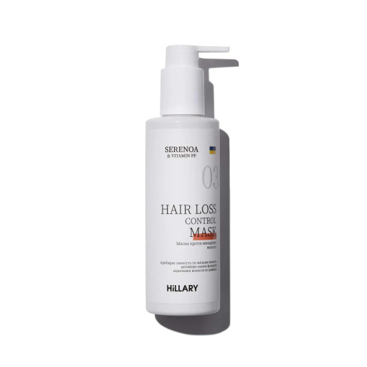 Маска проти випадіння волосся Hillary Serenoa & РР Hair Loss Control Mask 200 мл