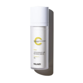 Антиоксидантна пептидна сироватка з вітаміном С Hillary Antioxidant Age Reverse Serum 30+ 30 мл