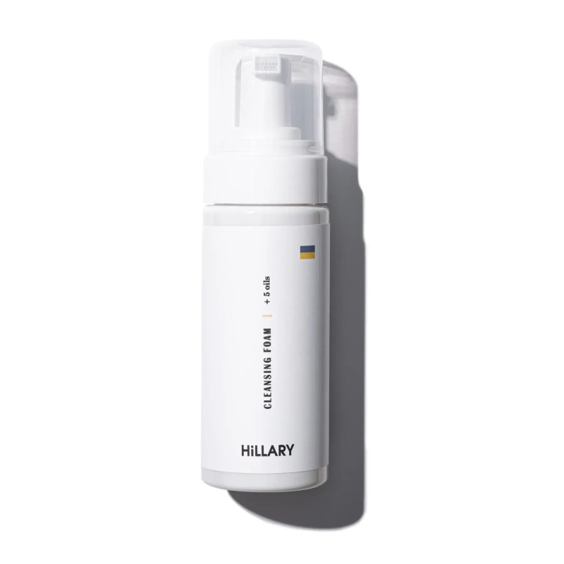 Очищуюча пінка для нормальної шкіри Hillary Cleansing Foam + 5 oils 150 мл Очищуюча пінка для нормальної шкіри Hillary Cleansing Foam + 5 oils 150 мл