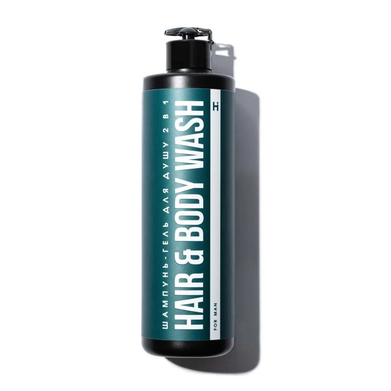 Шампунь-гель для душу 2 в 1 Hillary Hair & Вody Wash For Man 500 мл Шампунь-гель для душу 2 в 1 Hillary Hair & Вody Wash For Man 500 мл