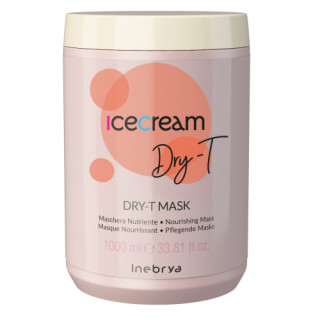 Маска для сухого кучерявого й фарбованого волосся Inebrya Mask Dry-T 1000 мл