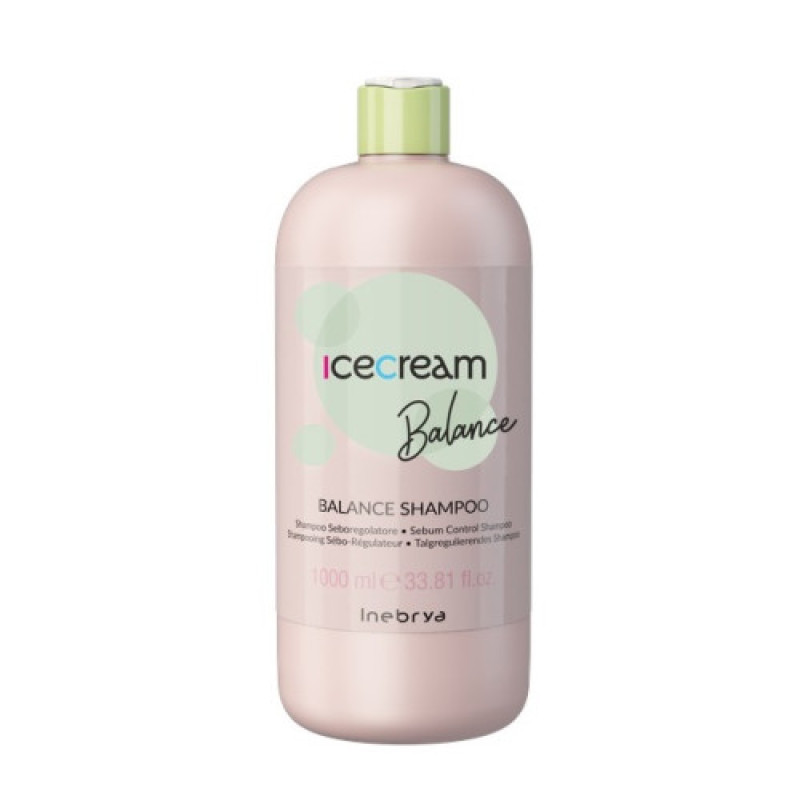 Шампунь для жирної шкіри голови 1000 мл, Inebrya Ice Cream Balance Shampoo Шампунь для жирної шкіри голови 1000 мл, Inebrya Ice Cream Balance Shampoo