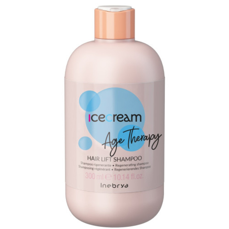 Шампунь для восстановления зрелых и пористых волос Inebrya Age Therapy Hair Lift Shampoo 300 мл Шампунь для восстановления зрелых и пористых волос Inebrya Age Therapy Hair Lift Shampoo 300 мл