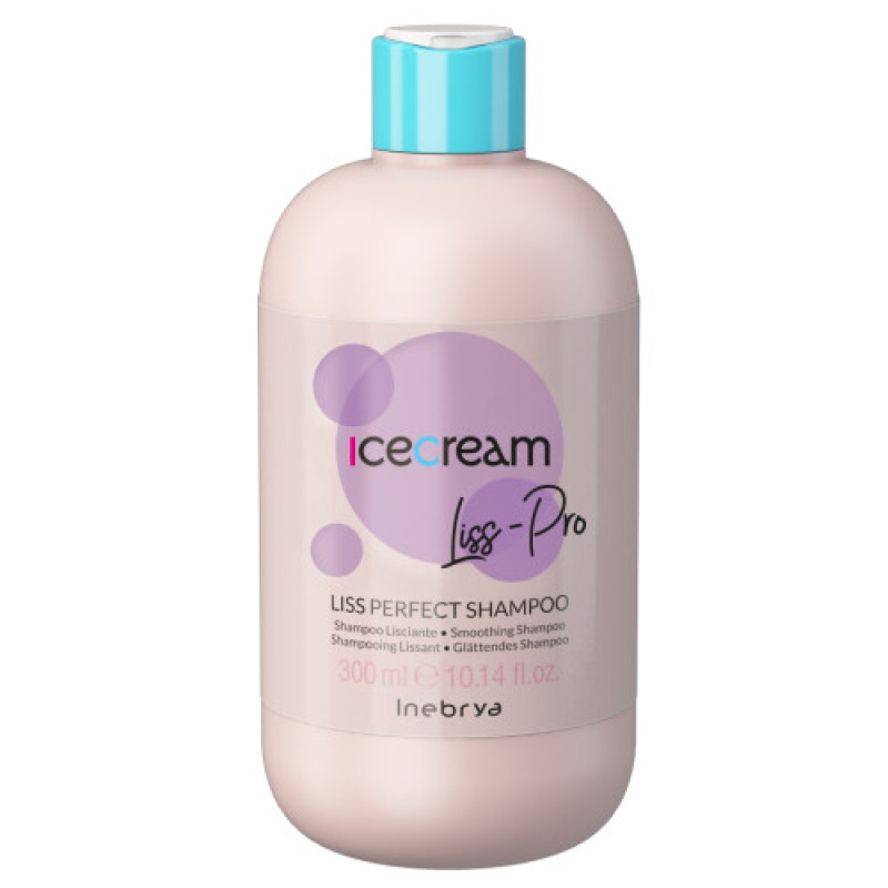 Шампунь для жестких и непослушных волос Inebrya Ice Cream Liss Perfect Shampoo 300 мл Шампунь для жестких и непослушных волос Inebrya Ice Cream Liss Perfect Shampoo 300 мл