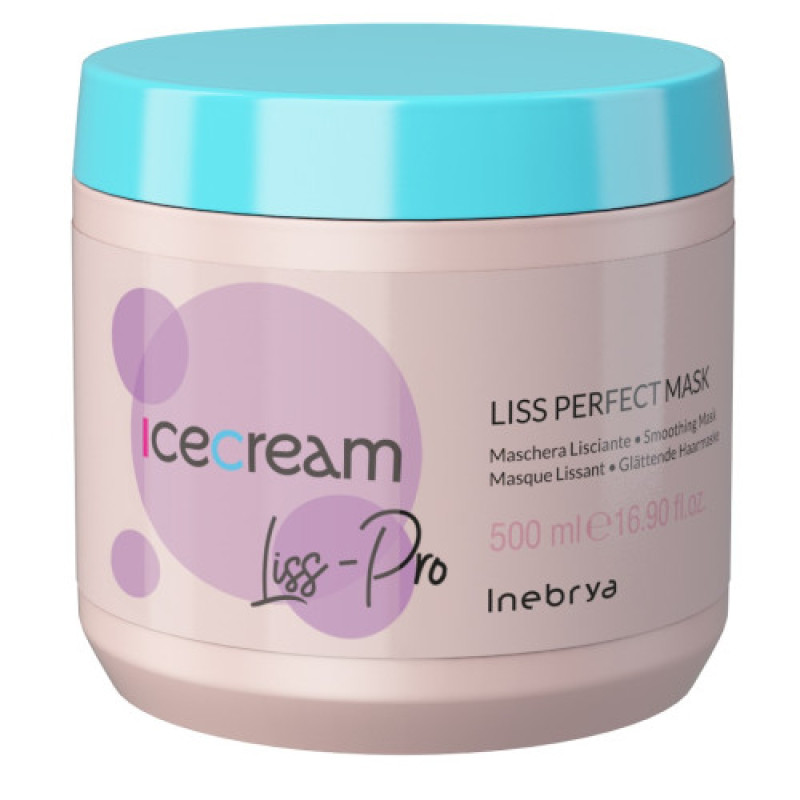 Маска для жестких и непослушных волос Inebrya Ice Cream Liss-Pro Mask 500 мл Маска для жестких и непослушных волос Inebrya Ice Cream Liss-Pro Mask 500 мл