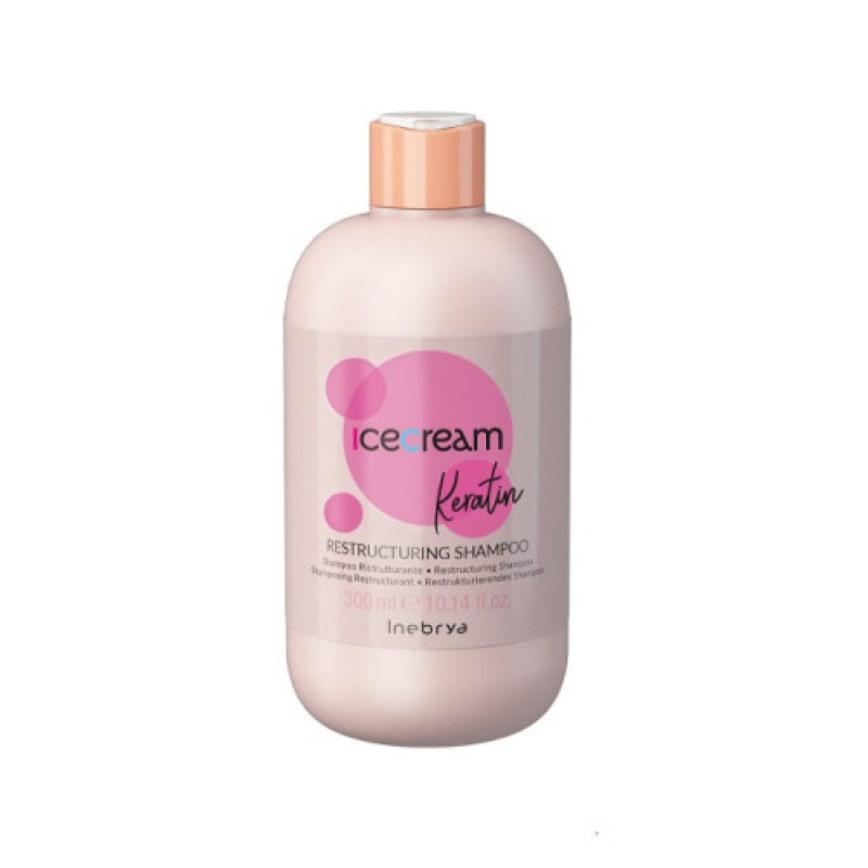 Шампунь восстанавливающий с кератином Inebrya Keratin Restructuring Shampoo 300 мл Шампунь восстанавливающий с кератином Inebrya Keratin Restructuring Shampoo 300 мл