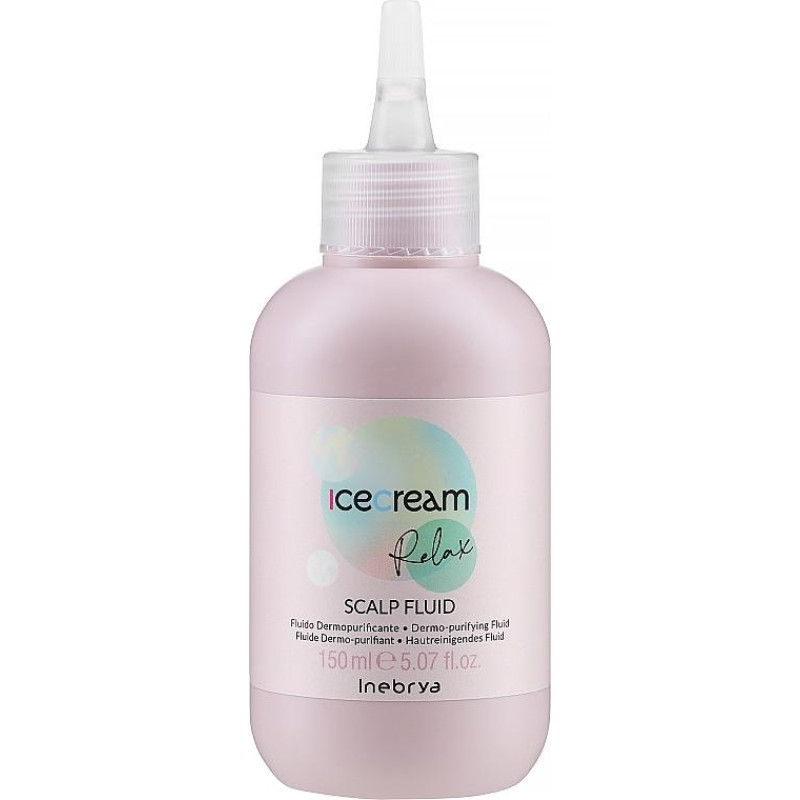Флюїд-пілінг для шкіри голови Inebrya Ice Cream Relax Scalp Fluid 150 мл Флюїд-пілінг для шкіри голови Inebrya Ice Cream Relax Scalp Fluid 150 мл