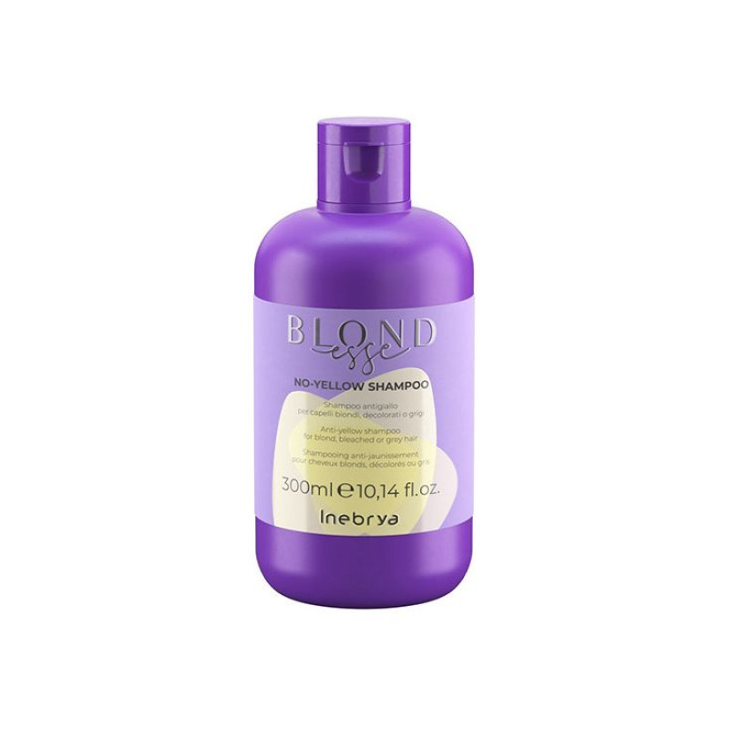 Шампунь для освітленого чи сивого волосся Inebrya Blondesse No-Yellow Shampoo 300 мл Шампунь для освітленого чи сивого волосся Inebrya Blondesse No-Yellow Shampoo 300 мл