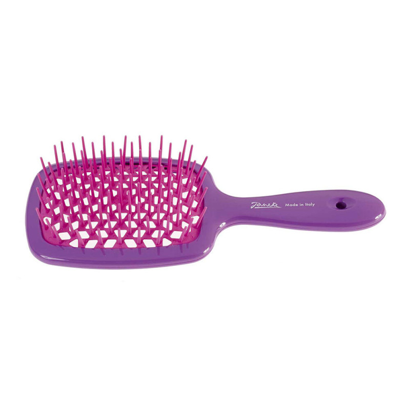 Расческа для волос неон/фиолетовый Janeke Superbrush Original Расческа для волос неон/фиолетовый Janeke Superbrush Original