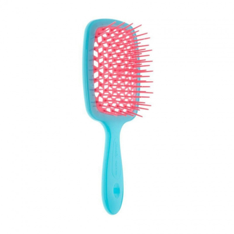 Гребінець для волосся бірюзова з рожевим Janeke Superbrush Original Гребінець для волосся бірюзова з рожевим Janeke Superbrush Original