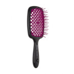 Гребінець для волосся чорна з фіолетовим Janeke Superbrush Original 